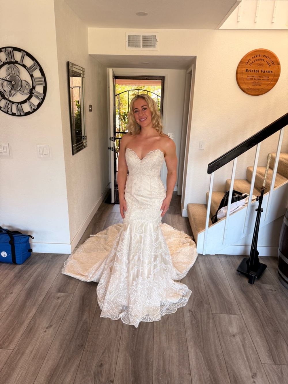 Ivory Lace Mermaid Wedding Dress